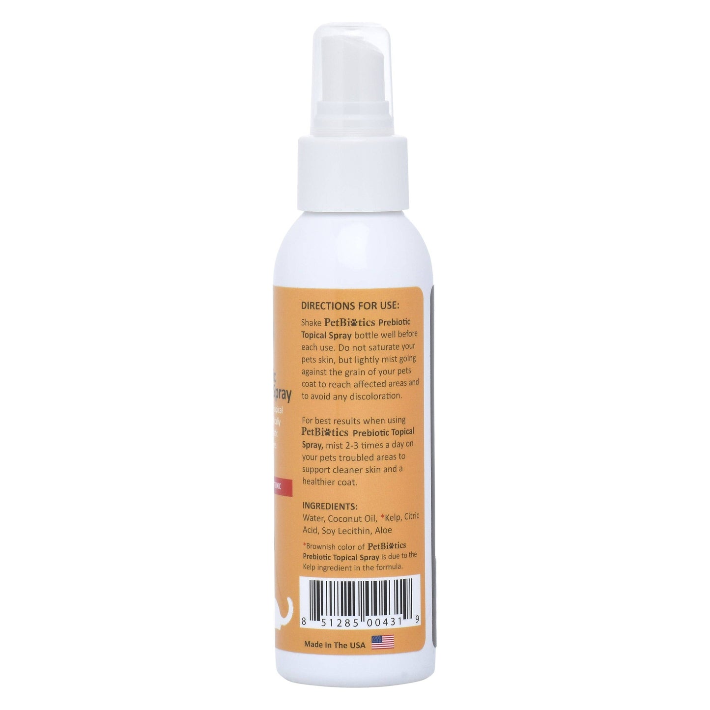 Aleavia Petbiotics Prebiotic Topical Spray for Dogs & Pets