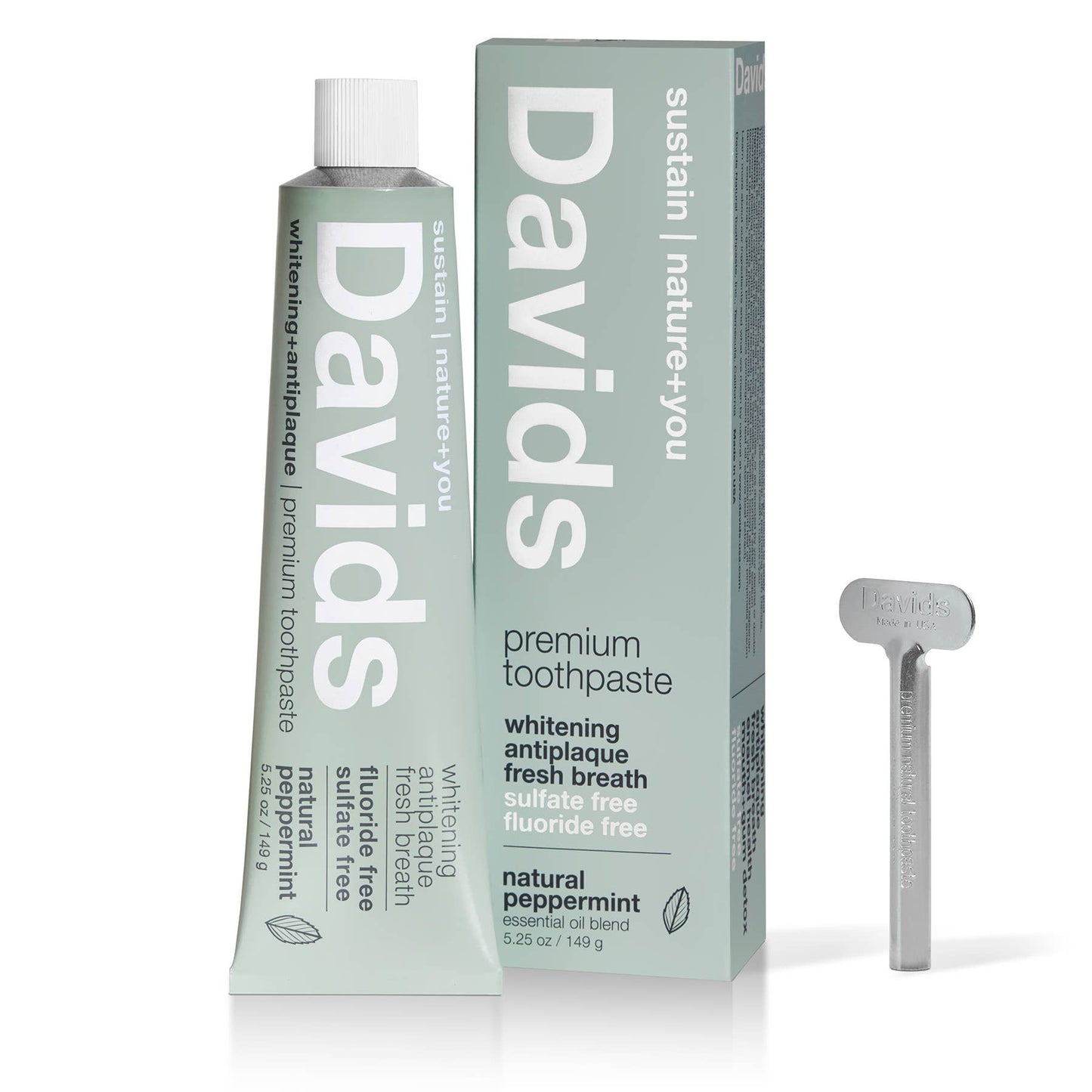 Davids Premium Toothpaste - Peppermint