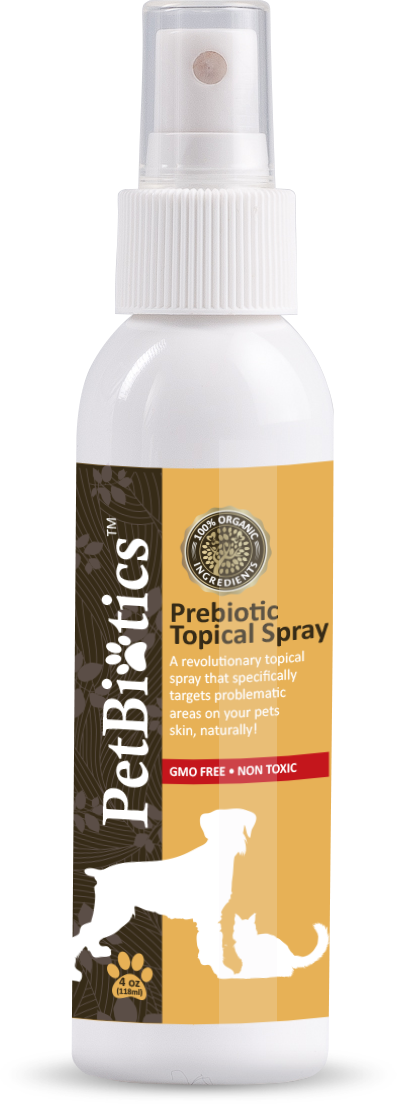 Aleavia Petbiotics Prebiotic Topical Spray for Dogs & Pets