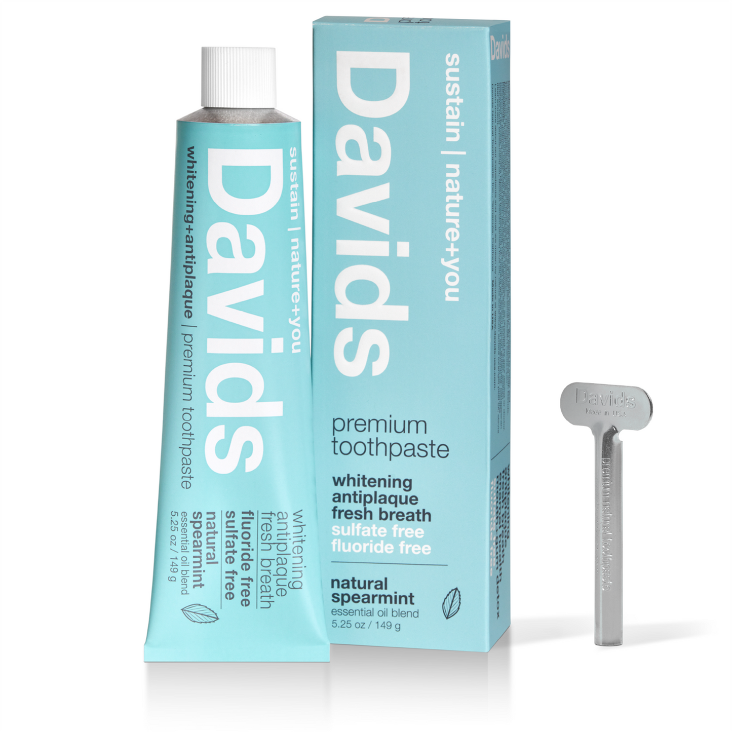 Davids Premium Toothpaste - Spearmint