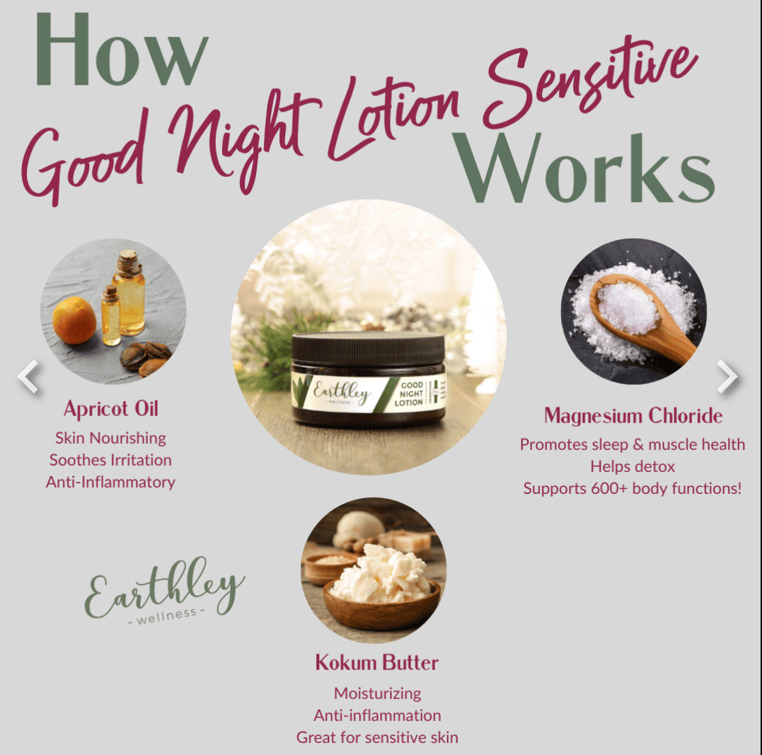 Earthley Goodnight Magnesium Lotion - Sensitive