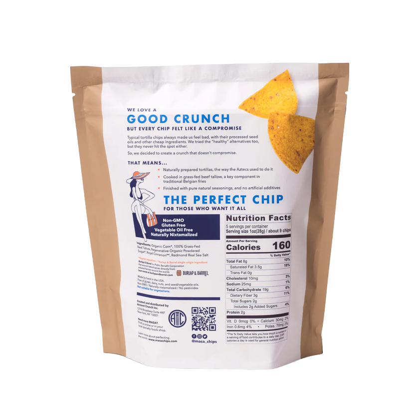 Masa Tortilla Chips - Churro