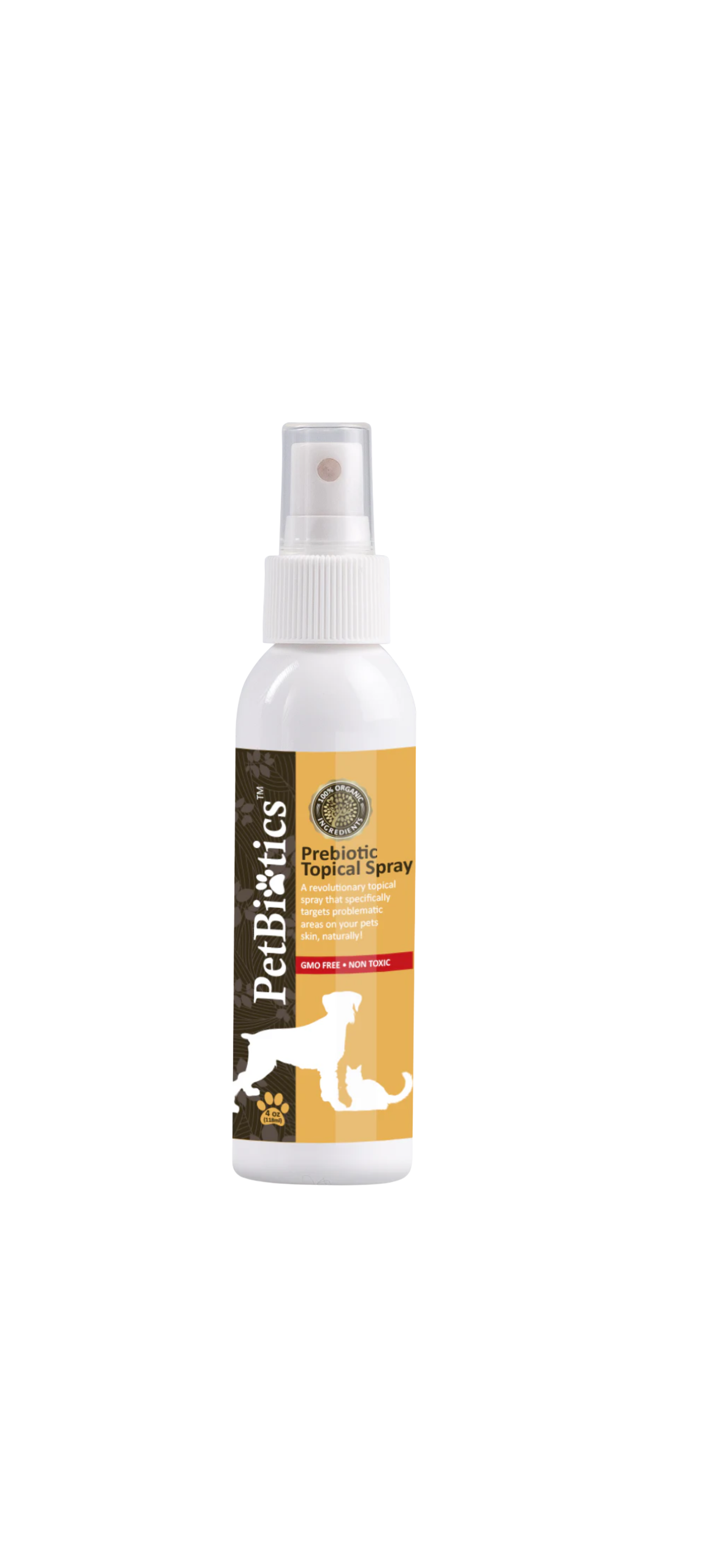 Aleavia Petbiotics Prebiotic Topical Spray for Dogs & Pets